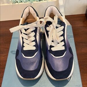 Stylish Navy and White Sneakers